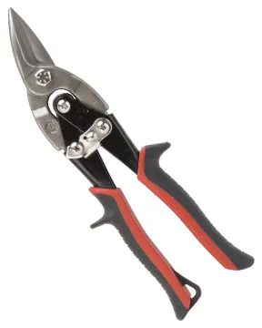 Vulcan TS-01010 Aviation Snip, 10-1/8 in OAL, Left Cut, Chrome Vanadium Steel Blade, Cushion Grip Ha