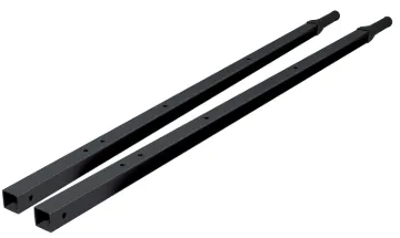 Vulcan 34639 Wheelbarrow Handle, 60 in L, Steel, For: 6 cu-ft Poly Wheelbarrow