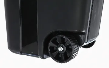 United Solutions COLORmaxx TI0061 Trash Can, 32 gal Capacity, Black