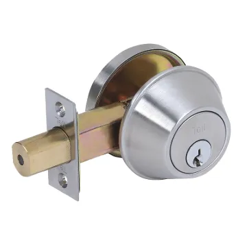 Tell Manufacturing DB2000 Series CL100055 Deadbolt, Keyed Different Key, Stainless Steel, Satin, C K