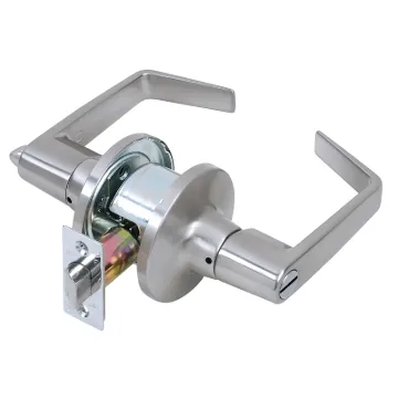 Tell Manufacturing CL100199 Privacy Lever Lockset, Satin Chrome, Steel, Reversible Hand