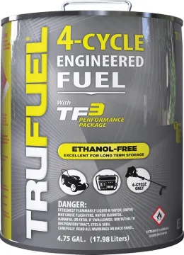 TRUFUEL 6527214 Fuel, Liquid, Hydrocarbon, Clear, 4.75 gal Can