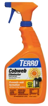 TERRO T2360 Cobweb Eliminator, Liquid, Vinegar Like, 1 qt Bottle