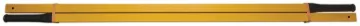 TRUE TEMPER 002244VB Wheelbarrow Handle, 60 in L, Steel, Amber