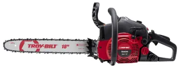Troy-Bilt 41AY4218766 Chainsaw, Gas, 42 cc Engine Displacement, 2-Stroke, Air-Cooled, Full Crank Eng