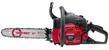 Troy-Bilt 41AY4214766 Chainsaw, Gas, 42 cc Engine Displacement, 2-Stroke, Air Cooled, Full Crank Eng