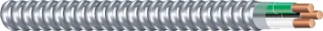 Southwire Armorlite 68580001 Armored Cable, 12 AWG Cable, 2 -Conductor, 250 ft L, Copper Conductor