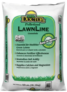 Oldcastle 54050860 Pelletized Lawn Lime, 40 lb Bag