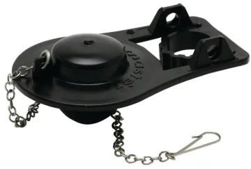 FLUIDMASTER 503 Toilet Flapper, Black, For: 2 in Flush Valves with or without Mount Ears, 3.5 gpf or