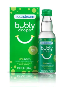 Sodastream 1025211010 Soft Drink, Lime Flavor, 40 mL Bottle