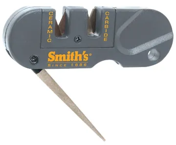 Smith's Pocket Pal Series PP1 Knife Sharpener, 400/800 Grit, Coarse/Fine/Medium, Carbide/Diamond Abr