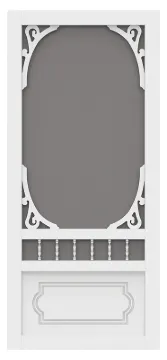 SCREEN TIGHT BH36HD Screen Door, 36 in W, 80 in H, White