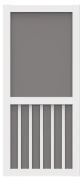 SCREEN TIGHT 5BAR32HD Screen Door, 32 in W, 80 in H, White