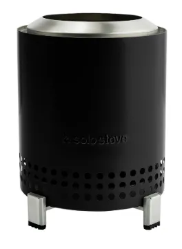 Solo Stove Mesa SSMESA-ASH Fire Pit, 5.1 in OAW, 5.1 in OAD, 6.8 in OAH, Round, Ceramic/Stainless St