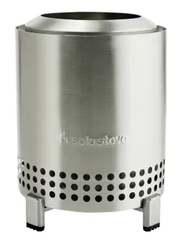 Solo Stove Mesa SSMESA-SS Tabletop Fire Pit, 5.1 in OAW, 5.1 in OAD, 6.8 in OAH, Ceramic/Stainless S