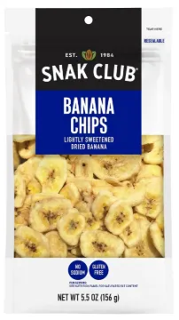 SNAK CLUB CSU29419 Banana Chips, 5.5 oz