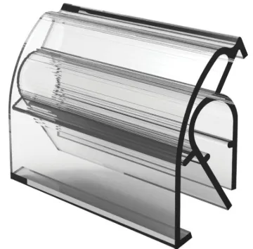 SOUTHERN IMPERIAL Data-Trax R16-250-2 Label Holder, Plastic, Clear