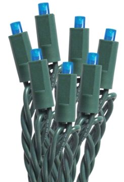 Santas Forest 27354 LED Micro Mini String Lights, Blue, 50 ct