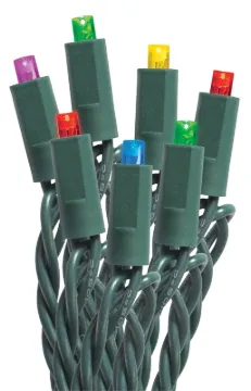 Santas Forest 27350 LED Micro Mini String Lights, Multi-Color, 50 ct