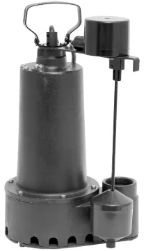 SUPERIOR PUMP 92511 Pump, 7.6 A, 120 V, 0.5 hp, 1-1/2 in Outlet, 25 ft Max Head, 70 gpm, Iron