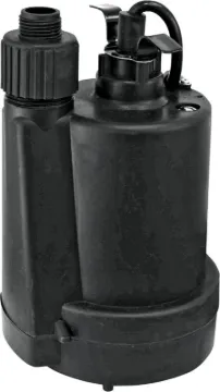 SUPERIOR PUMP 91250 Submersible Utility Pump, 3.8 A, 120 V, 0.25 hp, 1-1/4 in Outlet, 30 gpm, Thermo