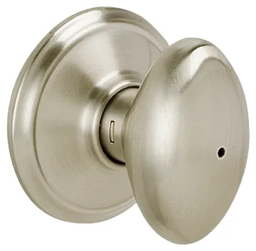 Schlage F Series F40V SIE 619 Privacy Lever, Satin Nickel, Brass, Reversible Hand, 2 Grade