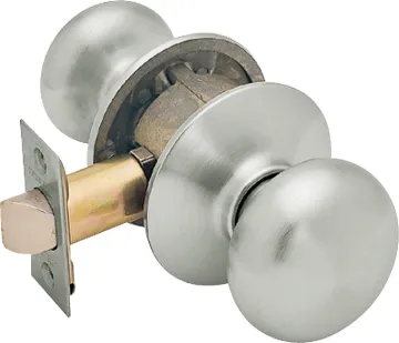 Schlage Plymouth Series F10 PLY 619 Passage Door Knob, Metal, Satin Nickel