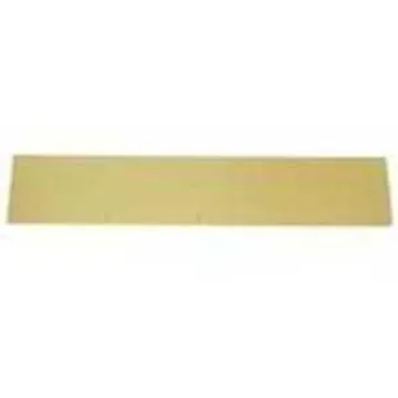 Schlage SC8400PA3 6X30 Kick Plate, 30 in L, 6 in W, Aluminum, Brass