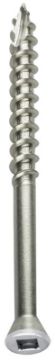 Simpson Strong-Tie S07225FT1WH01 Deck Screw, #7 Thread, 2-1/4 in L, Coarse Thread, Trim Head, 6-Lobe