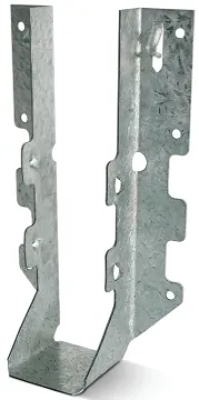 Simpson Strong-Tie LUS28 Joist Hanger, 6-5/8 in H, 1-3/4 in D, 1-9/16 in W, Steel, Galvanized, Face