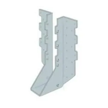 Simpson Strong-Tie HUS HUS26 Joist Hanger, 5-3/8" H, 3" D, 1-5/8" W, 2 x 6", Steel, Galvanized/Zinc