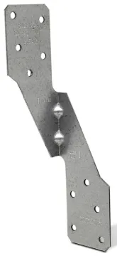 Simpson Strong-Tie H2.5A Hurricane Tie, 6 in L, 1-3/8 in W, Steel