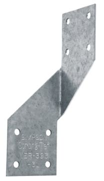 Simpson Strong-Tie H4 Hurricane Tie, 3-5/8 in L, Steel
