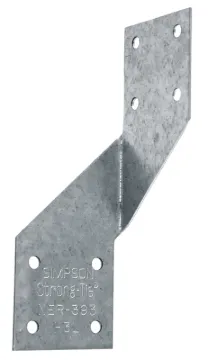 Simpson Strong-Tie H4 Hurricane Tie, 3-5/8 in L, Steel