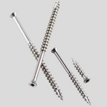 Simpson Strong-Tie S07162FB1 Deck Screw, #7 Thread, 1-5/8 in L, Coarse Thread, Trim Head, Square Dri