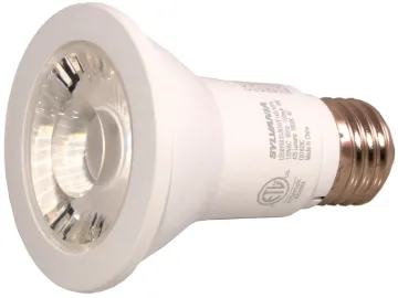 Sylvania 79279 LED Light Bulb, Flood, Spotlight, PAR20 Lamp, 50 W Equivalent, E26 Lamp Base, Warm Wh