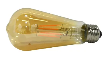 Sylvania 75353 Ultra LED Bulb, Decorative, ST19 Lamp, 60 W Equivalent, E26 Lamp Base, Dimmable, Clea