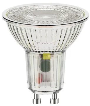 Sylvania 40933 Natural LED Bulb, Spotlight, PAR16 Lamp, GU10 Lamp Base, Dimmable, Daylight Light, 50