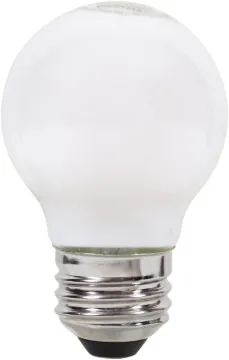 Sylvania 40799 Natural LED Bulb, Globe, G16.5 Lamp, 40 W Equivalent, E26 Lamp Base, Dimmable, Froste