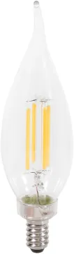 BULB LED B10/C CLEAR SFTWHT 5W