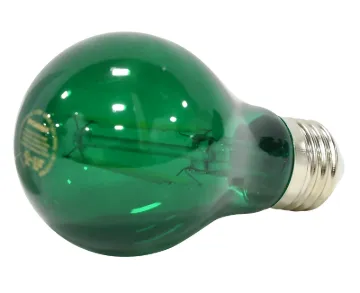 Sylvania 40303 ULTRA LED LED Bulb, General Purpose, A19 Lamp, E26 Lamp Base, Dimmable, Green, Colore