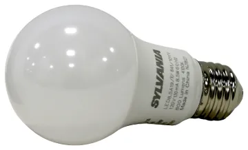 Sylvania 40212 LED Bulb, General Purpose, A19 Lamp, 60 W Equivalent, E26 Lamp Base, Frosted, 4100 K