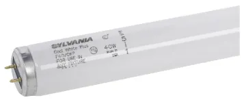 Sylvania 24472 Fluorescent Bulb, 40 W, T12 Lamp, Medium Lamp Base, 1850 Lumens, 4100 K Color Temp, C