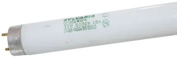 Sylvania 22026 Fluorescent Bulb, 32 W, T8 Lamp, Medium G13 Lamp Base, 2820 Lumens, 5000 K Color Temp