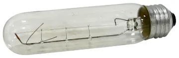Sylvania 18491 Incandescent Lamp, 25 W, T10 Lamp, Medium Lamp Base, 230 Lumens, 2850 K Color Temp, 1