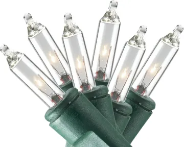 Sylvania V4050-49 Light Set, Christmas, 120 V, 20.4 W, 50-Lamp, Incandescent Lamp, Clear Lamp, 11.54