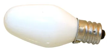 Sylvania 13544 Incandescent Lamp, 7 W, Candelabra E12 Lamp Base, 2850 K Color Temp, 3000 hr Average