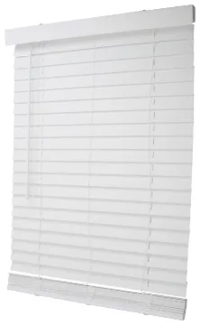 Simple Spaces FWMB-28 Blind, 72 in L, 31 in W, Faux Wood, White