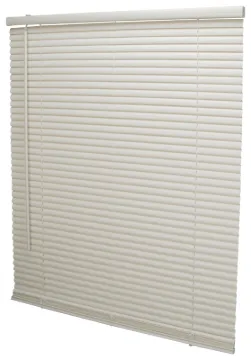 Simple Spaces PVCMB-6AA Blind, 64 in L, 31 in W, Vinyl, Alabaster