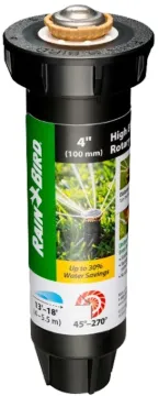 Rain Bird RVAN PRO 12SARVAPRO Mini Rotor Sprinkler, 1/2 in Connection, FTP, 4 in H Pop-Up, 13 to 18